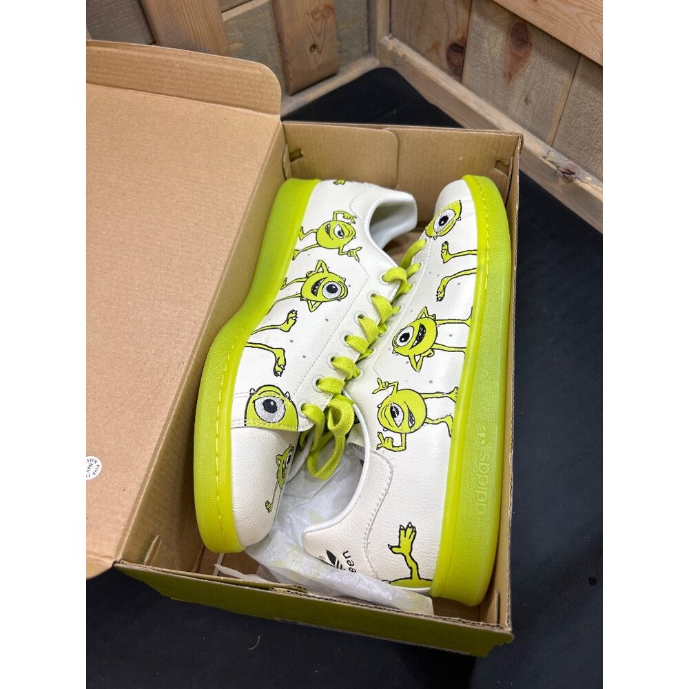 Adidas Stan Smith Mens 10.5 Limited Edition Monsters Inc. Mike Wazowski - Picture 4 of 9